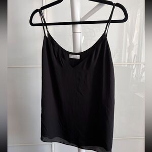babaton sheer black tank